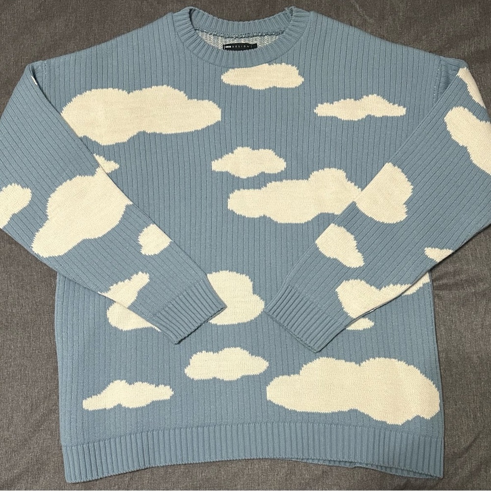 ASOS Design Blue Cloud Sweater